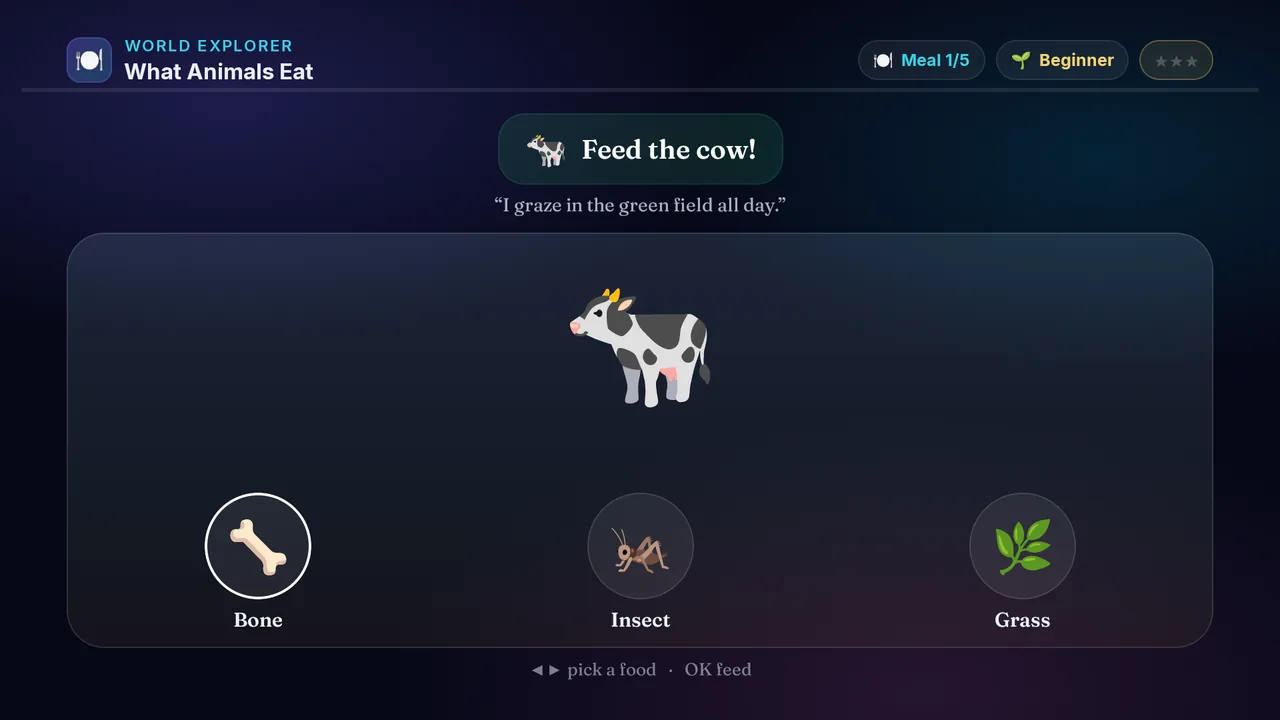 What Animals Eat full screenshot