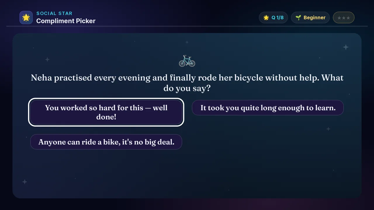 Compliment Picker full screenshot