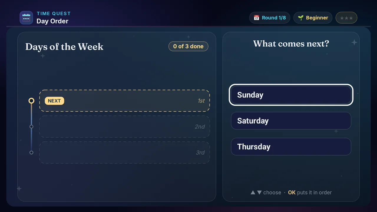 Day Order full screenshot