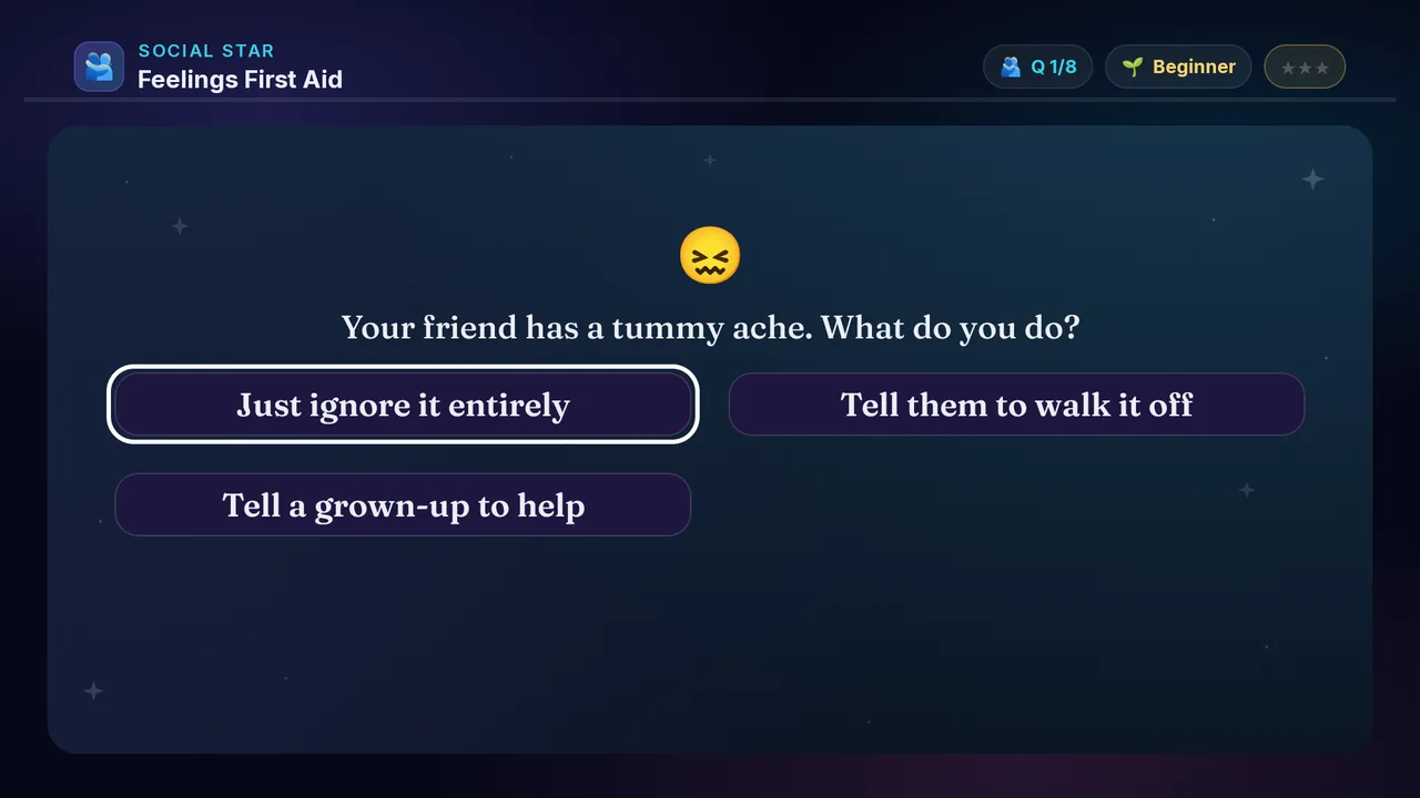 Feelings First Aid full screenshot