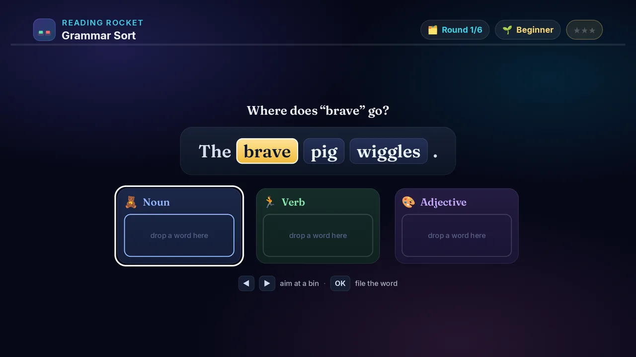 Grammar Sort full screenshot