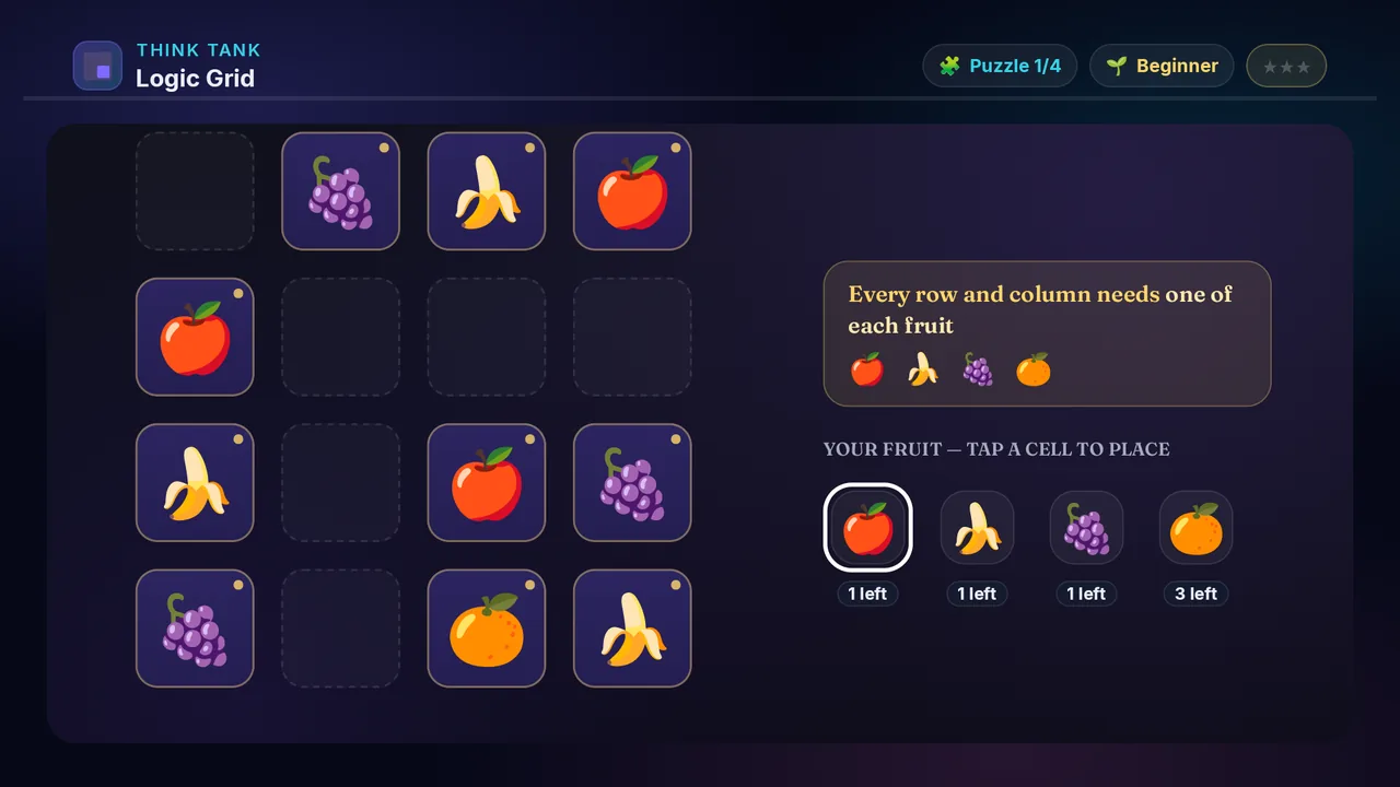 Logic Grid full screenshot