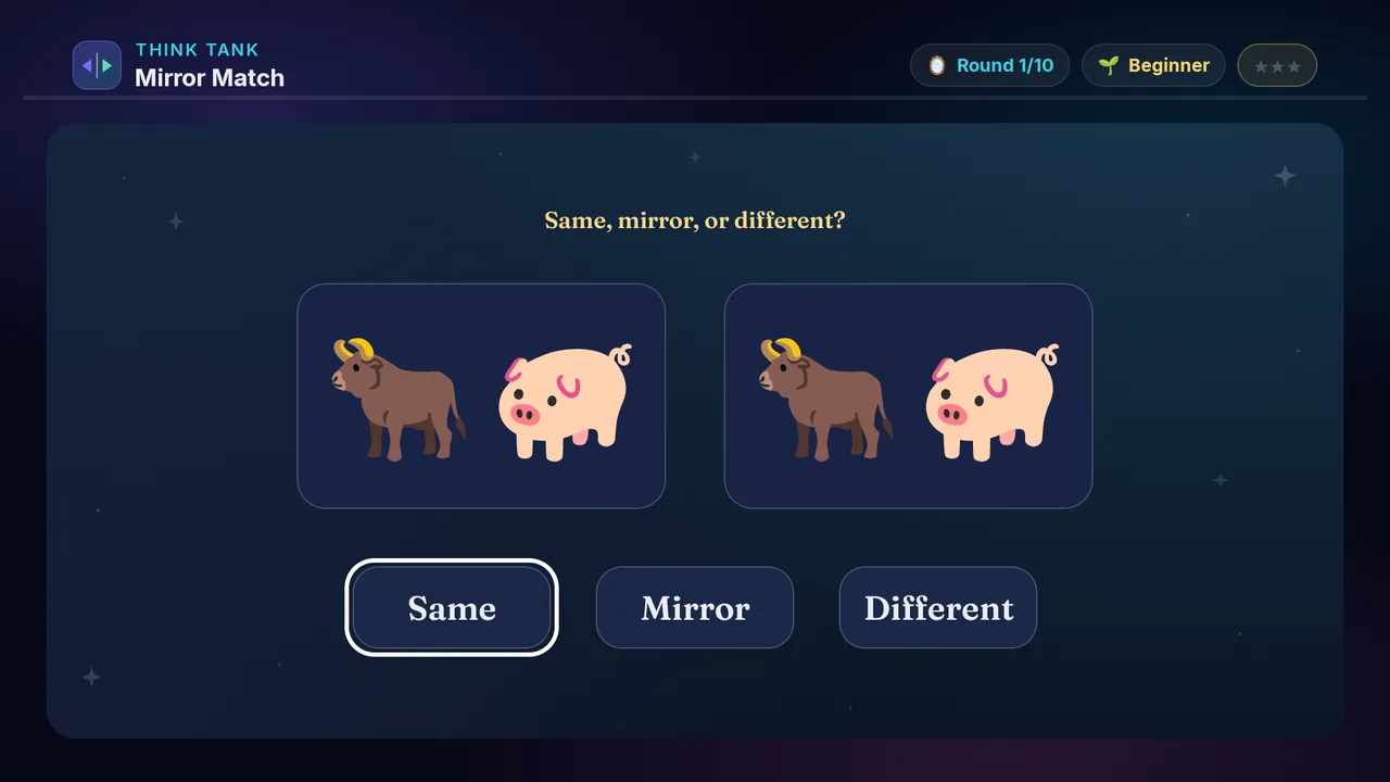 Mirror Match full screenshot
