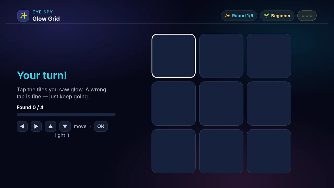 Glow Grid full screenshot