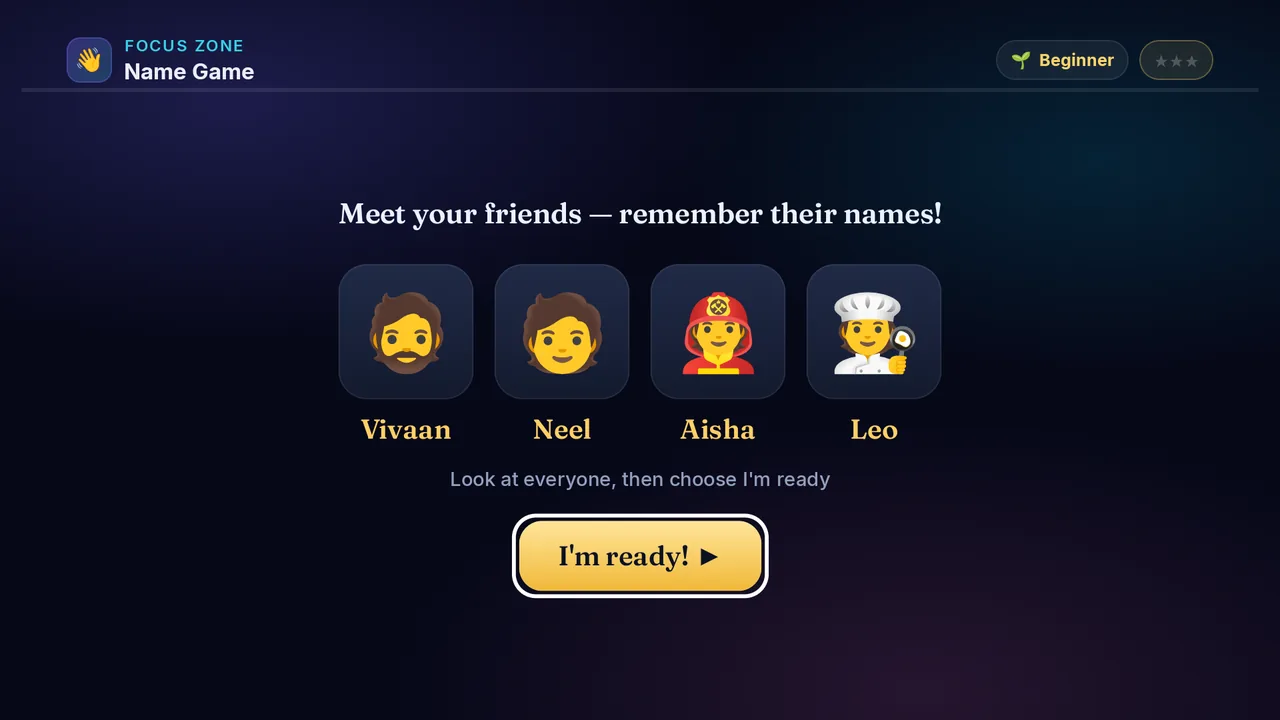 Name Game full screenshot