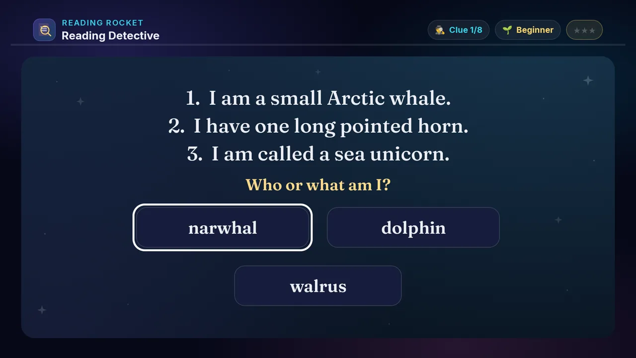 Reading Detective full screenshot