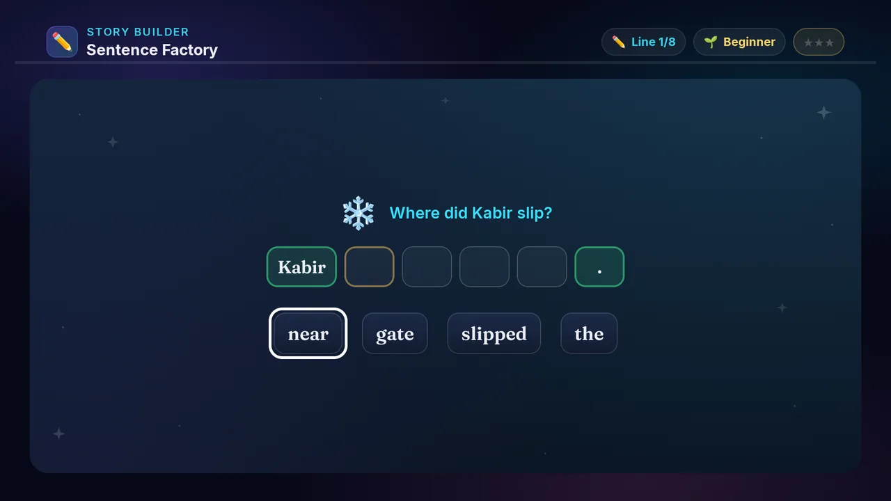 Sentence Factory full screenshot
