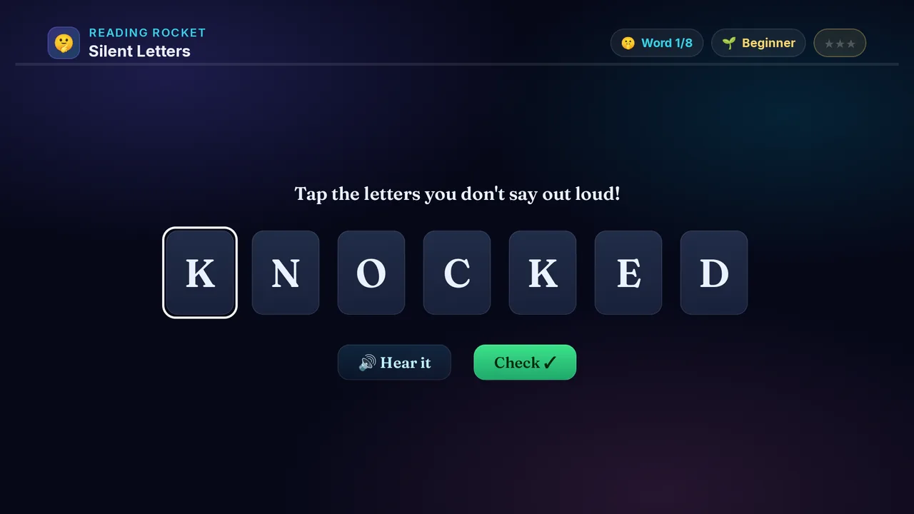 Silent Letters full screenshot