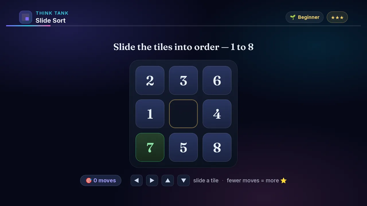 Slide Sort full screenshot