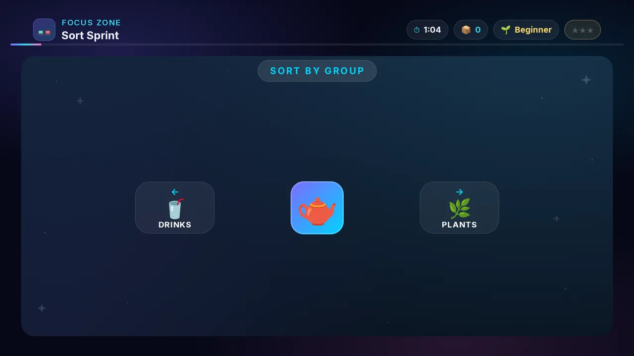 Sort Sprint full screenshot
