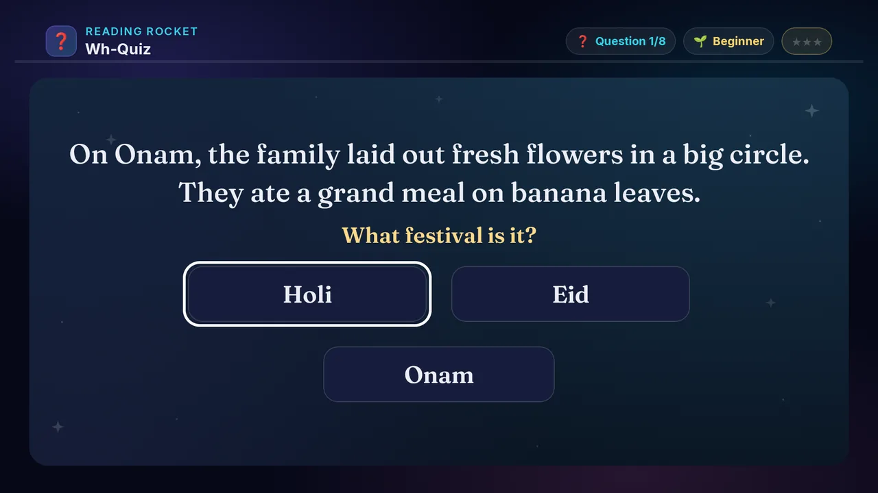 Wh-Quiz full screenshot
