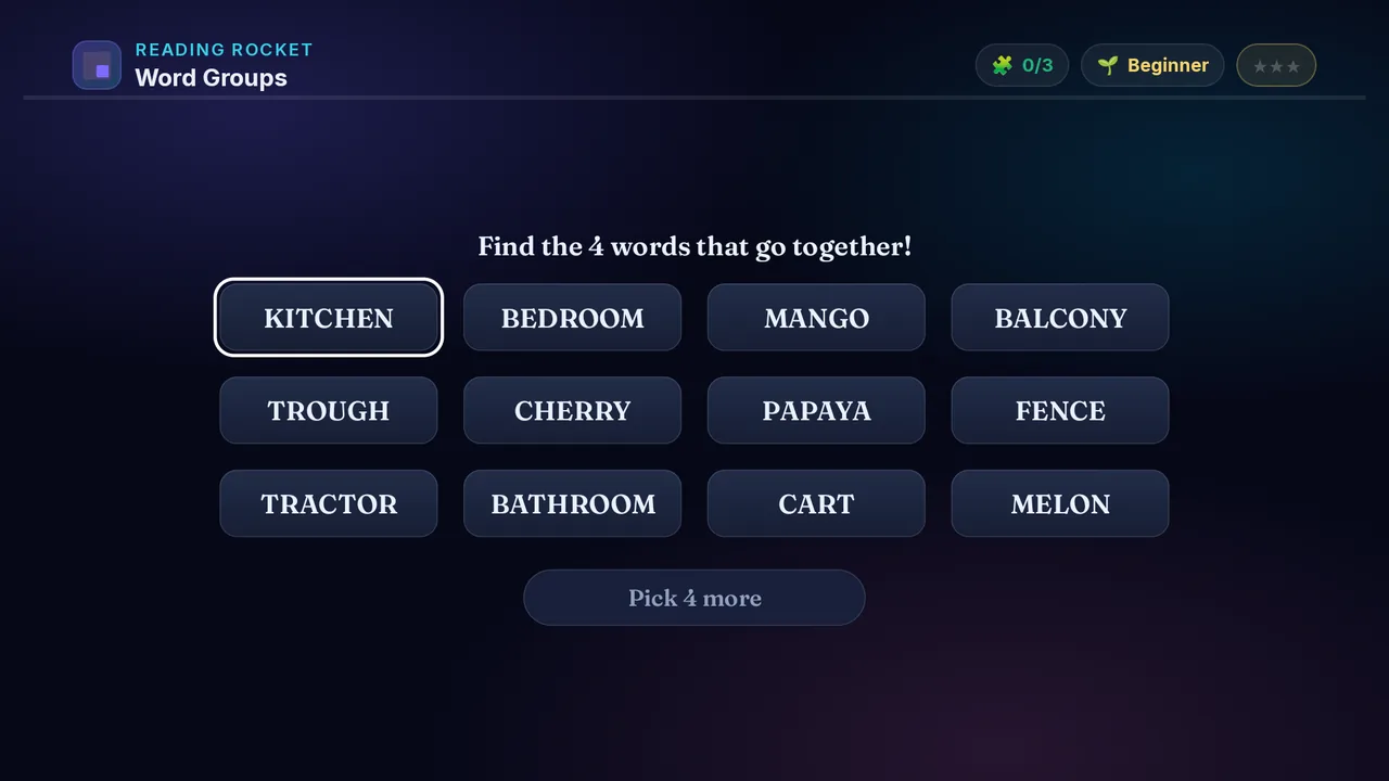 Word Groups full screenshot