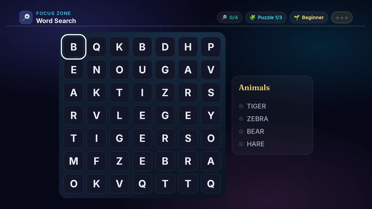 Word Search full screenshot