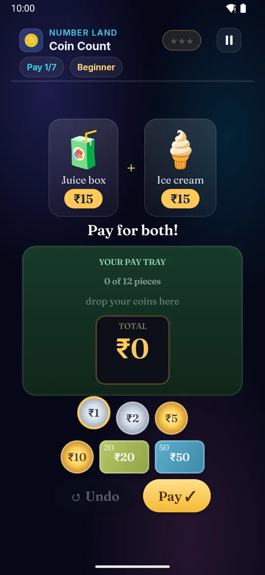 Coin Count full phone screenshot
