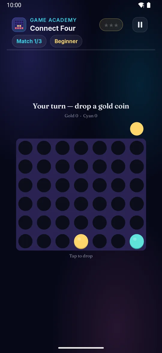 Connect Four full phone screenshot