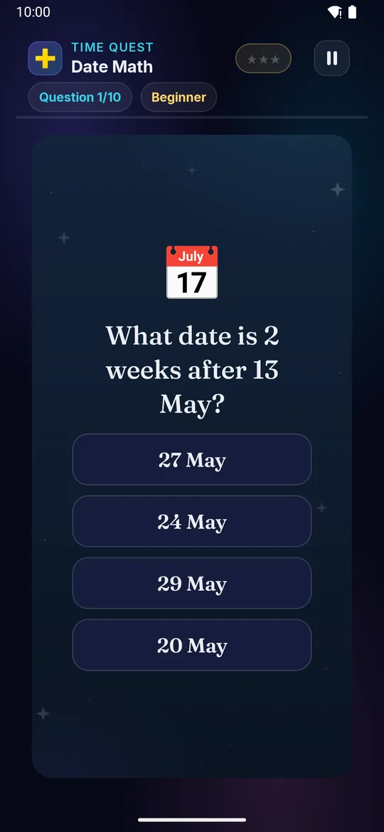Date Math full phone screenshot