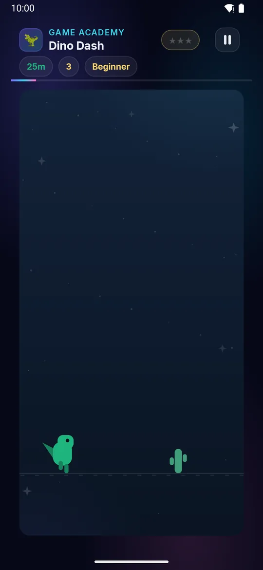 Dino Dash full phone screenshot
