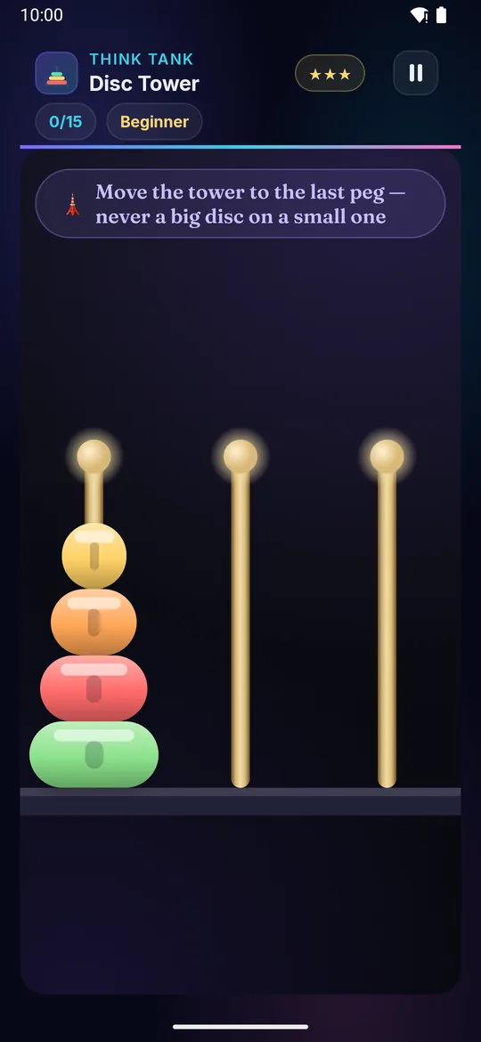 Disc Tower full phone screenshot