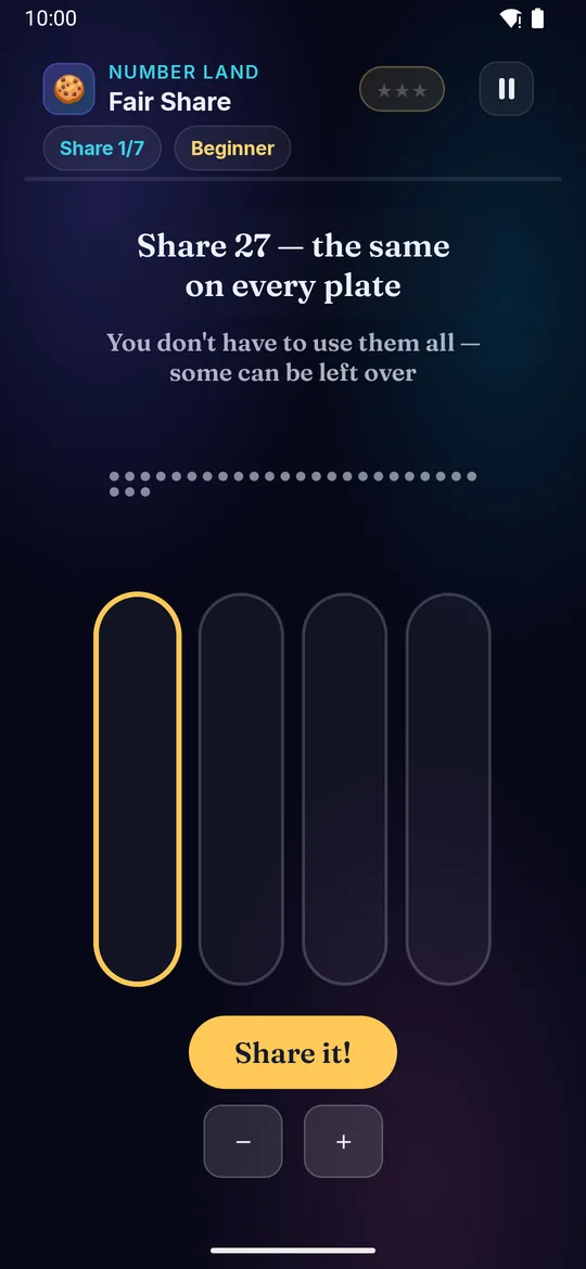 Fair Share full phone screenshot