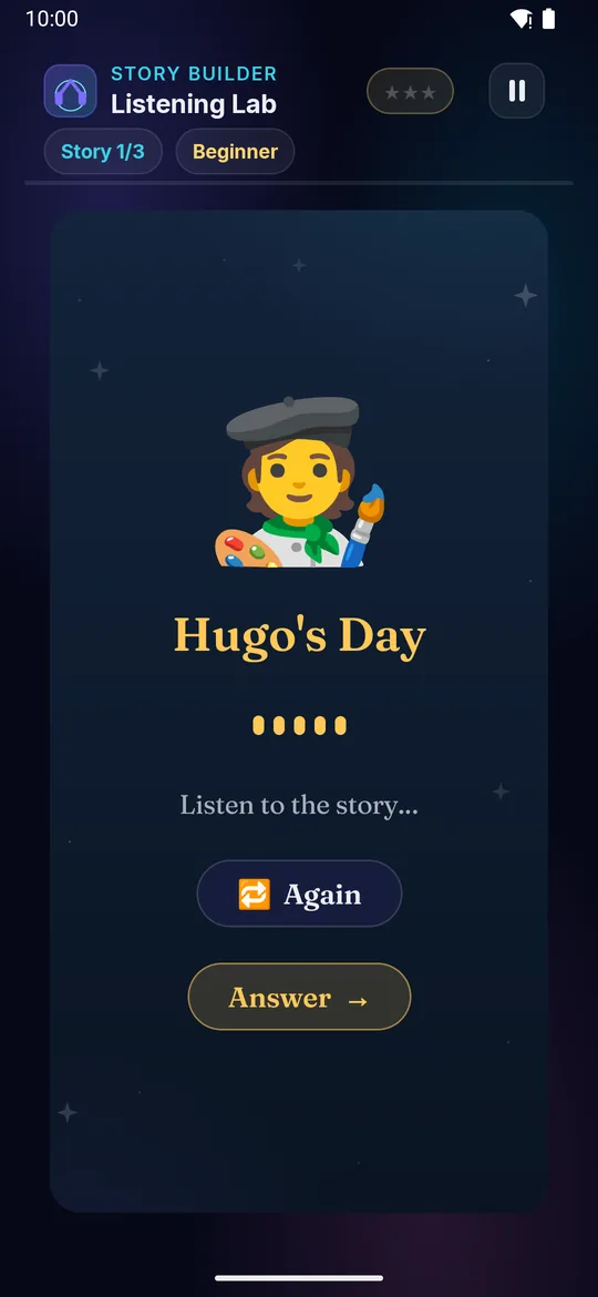 Listening Lab full phone screenshot