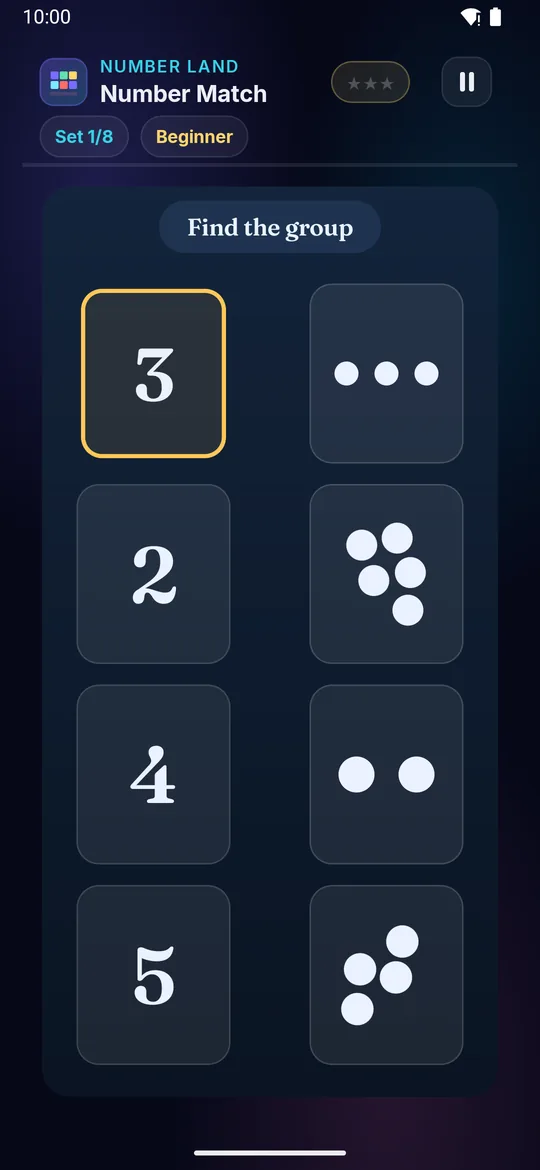 Number Match full phone screenshot