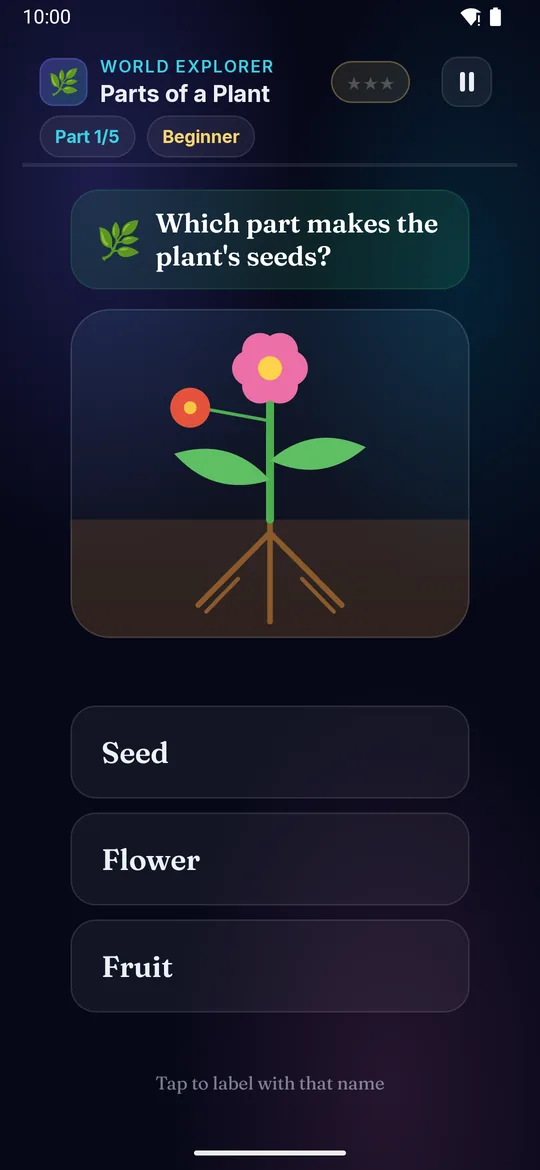 Parts of a Plant full phone screenshot