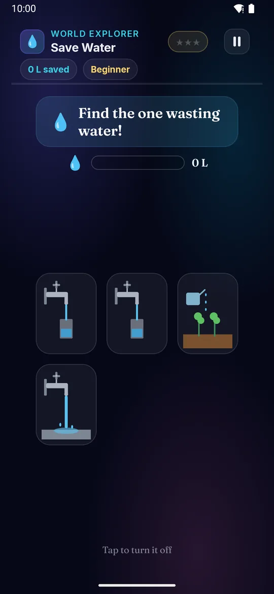 Save Water full phone screenshot