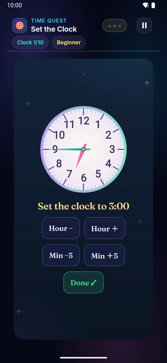 Set the Clock full phone screenshot