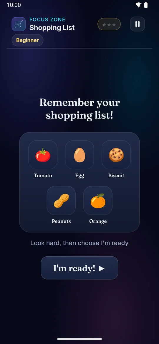 Shopping List full phone screenshot