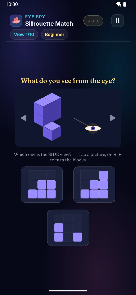 Silhouette Match full phone screenshot
