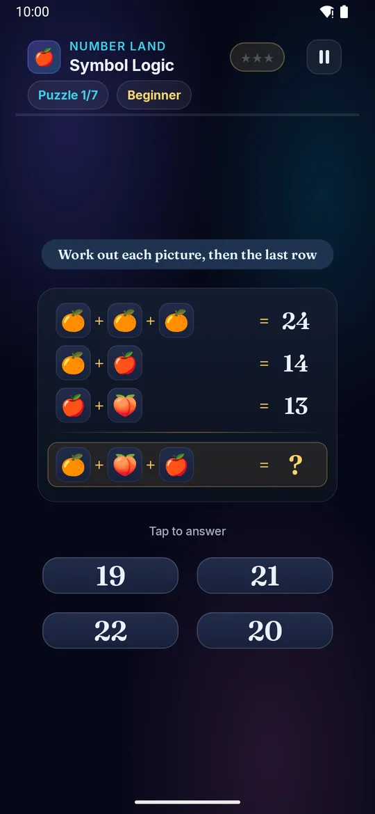 Symbol Logic full phone screenshot