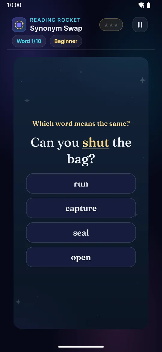 Synonym Swap full phone screenshot