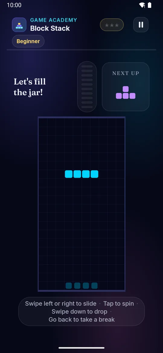 Block Stack full phone screenshot