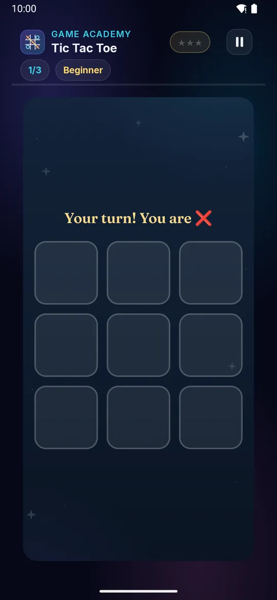 Tic Tac Toe full phone screenshot