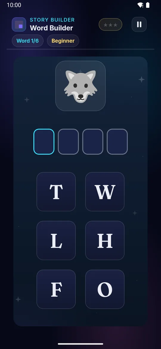 Word Builder full phone screenshot