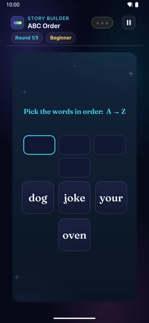 ABC Order on a phone