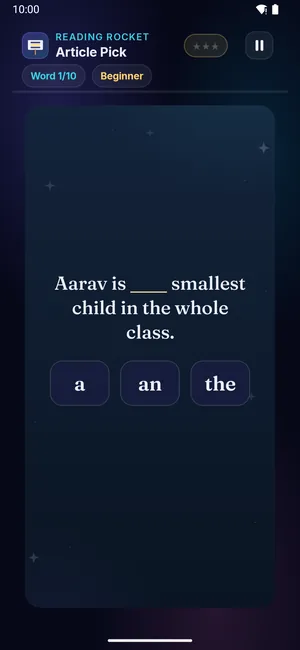 Article Pick on a phone