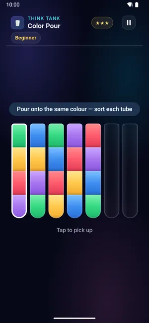 Color Pour on a phone