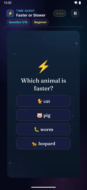Faster or Slower on a phone