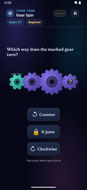 Gear Spin on a phone