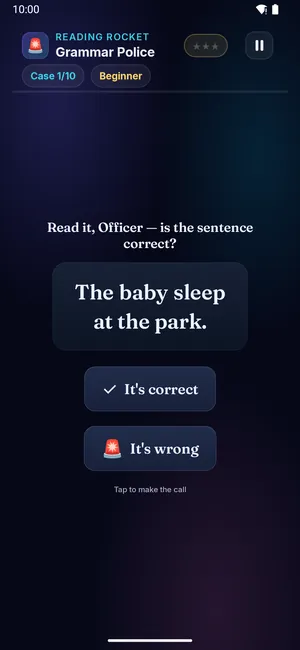 Grammar Police on a phone