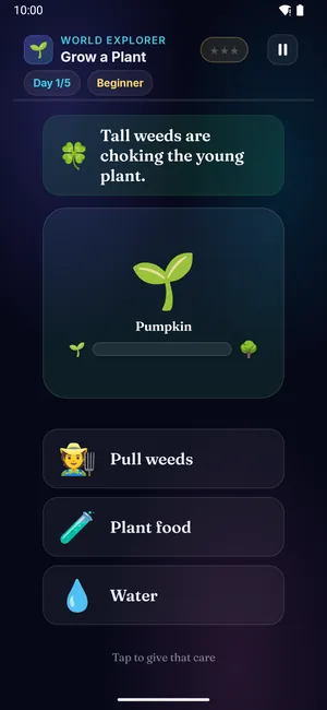 Grow a Plant on a phone