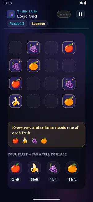 Logic Grid on a phone