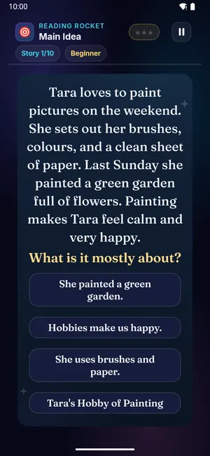 Main Idea on a phone