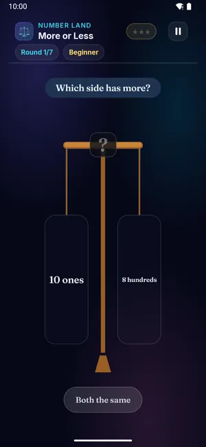 More or Less on a phone