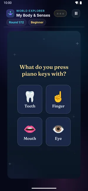 My Body & Senses on a phone