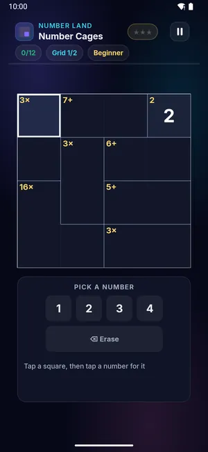 Number Cages on a phone