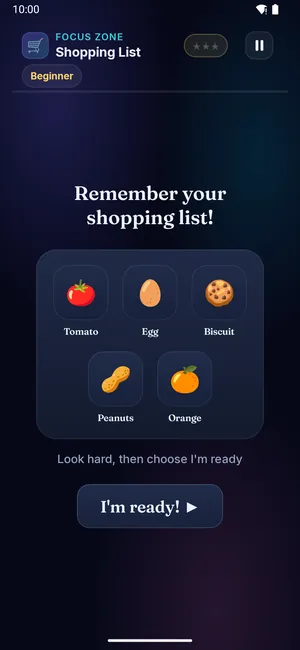 Shopping List on a phone