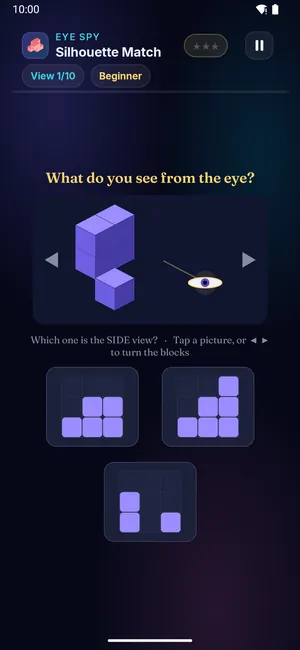 Silhouette Match on a phone