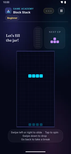 Block Stack on a phone